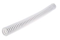 164-41008-heladuct-flex40-pp-wh HellermannTyton HelaDuct Flex40 White Slotted Flexible Panel Trunking - Flexible Slot, W45 mm x D48mm, L0.5m,