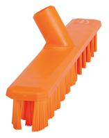 70647 Vikan Hard Bristle Orange Scrubbing Brush, 37mm bristle length, PET bristle material