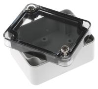 13047501 Spelsberg TK PC Series Grey Polycarbonate Enclosure, IP66, Transparent Lid, 65 x 50 x 35mm