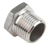 499-3467 RS PRO Stainless Steel Pipe Fitting Hexagon Plug, Male R 1/2in