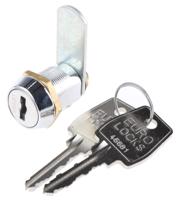0806512 Euro-Locks a Lowe & Fletcher group Company Camlock, 20mm Panel-to-Tongue, 19.1 x 16.1mm Cutout, Key Unlock
