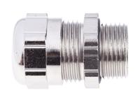 264-7320 ABB Metallic Nickel Plated Brass Cable Gland, M20 Thread, 6mm min., 9mm max., IP68
