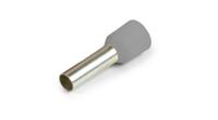 460609 Vogt Insulated Bootlace Ferrule, 9mm Pin Length, 2.8mm Pin Diameter, Grey
