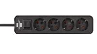 1153240000 Brennenstuhl 1.5 mm 4 Socket Type F - German Schuko Extension Socket