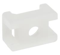 666-717 RS PRO White Cable Tie Mount 10 mm x 15mm, 5mm Max. Cable Tie Width