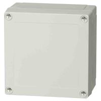 pc-12575-hg-enclosure Fibox Grey Polycarbonate Enclosure, IP66, IP67, IK08, Grey Lid, 130.1 x 130.1 x 75mm