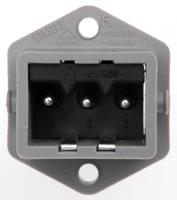 932145106-stasei-3-n Hirschmann, ST IP54 Grey Panel Mount 3P Industrial Power Socket, Rated At 16A, 250 V, 400 V
