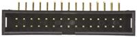 t821130a1r100ceu Amphenol Communications Solutions T821 Series Right Angle Through Hole PCB Header, 30 Contact(s), 2.54 mm Pitch, 2 Row,