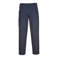 s887nar40 Portwest S887 Action Unisex's Navy 35% Cotton, 65% Polyester, Size 40 Waist Size 26 to 56 W 31in L