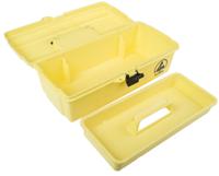 35870 Dissipative Polypropylene ESD Box 368mm (L) 191mm (W) 127mm (H)