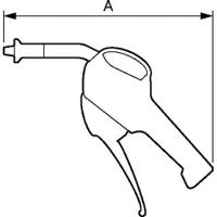 27102-ecrp PREVOST 6bar Air Blow Gun, G 1/4in Air Inlet (BSP)