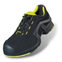 8514243 uvex 1 Unisex Black, Yellow Composite Toe Capped Safety Trainers, EU 43