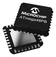 atmega48-20mu Microchip ATMEGA48-20MU, 8 bit AVR, ATMEGA48 Microcontroller, 20 MHz, 4kB FLASH, 32-Pin VQFN