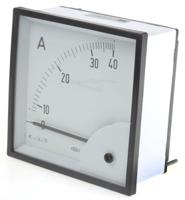 d96mis40a1-001 HOBUT D96SD Analogue Panel Ammeter 0/40A Direct Connected AC, 92mm x 92mm Moving Iron
