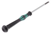 05118014001 Wera Slotted Precision Screwdriver, 4 x 0.8 mm Tip, 80 mm Blade