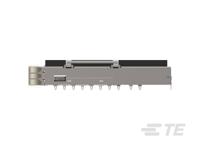 2343986-1 TE Connectivity Pluggable I/O Connector QSFP Press Fit 5-Port 1-Position,