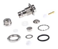 j01003a1327 Telegartner, Jack Panel Mount BNC Connector, 75Ω, Clamp Termination, Straight Body