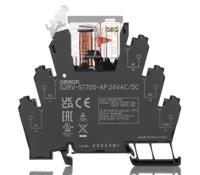 g2rv-st700-ap-24vacdc Omron G2RV-ST Series Electromechanical Interface Relay, DIN Rail Mount, 24V ac/dc Coil, SPDT, 1-Pole, 50mA Load