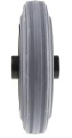 pir160x40-20 Tente Grey Rubber Corrosion Resistant Trolley Wheel, 270kg
