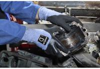 34582480 Mapa KRYTECH 582 Blue Polyethylene High Performance Polyethylene Work Gloves, Size 10, Nitrile Coating