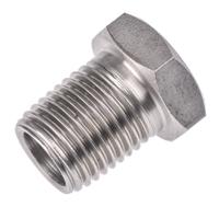 826-7074 RS PRO Stainless Steel Pipe Fitting, Straight Hexagon Bush, Male R 1/4in x Female Rc 1/8in