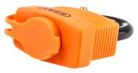 70al45-orange-ka ABUS Key Weatherproof Aluminium, Steel Safety Padlock, Keyed Alike, 8mm Shackle, 53mm Body