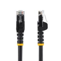 n6patc150cmbk StarTech.com, 1.5m Cat6, Black RJ45 to Male RJ45 Male, U/UTP Unshielded, Terminated PVC Sheath