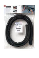170-01002-twist-in-13-pet-bk HellermannTyton Braided PET Black Cable Sleeve, 13mm Diameter, 50m Length