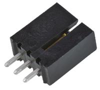 70543-0002 Molex SL Series Vertical Through Hole PCB Header, 3 Contact(s), 2.54 mm Pitch, 1 Row, Shrouded