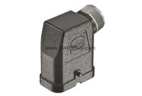 19127080501 HARTING Han-Compact Heavy Duty Power Connector Hood, M25 Thread, Side Entry