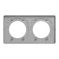 s530804v Schneider Electric Grey, 2 Gang, Odace