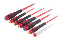 be-9889s Bahco Pozidriv; Slotted Insulated Screwdriver Set, 6-Piece