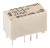 g6s-2-y-dc24 Omron PCB Mount Signal Relay, 24V dc Coil, 2A Switching Current, DPDT