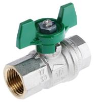141-7723 RS PRO Brass Full Bore, 2 Way, Ball Valve, Threaded, BSPP 1/2in
