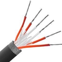 827-5839 RS PRO Type RTD Resistance Thermometer Detector (RTD) Wire, 50m, Screened, PFA Insulation, +260°C Max, 7/0.2mm