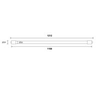 80100040814 Bailey Electric & Electronics bv Ecobasic LED Tube 2200 lm 20 W LED Tube Light, T8, 3.94ft (1200mm)