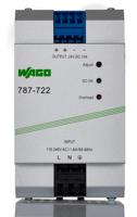 787-722 WAGO 787 Switched Mode DIN Rail Power Supply, 230V ac, dc Input, 24V dc dc Output, 5A Output, 120W