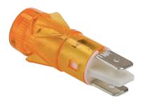 c287000nag Arcolectric (Bulgin) Ltd 2870 Series Orange Neon Panel Mount Indicator, 110V ac, 12.7mm Mounting Hole Size, Solder Tab