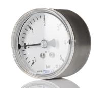 7783928 WIKA G 1/4 Analogue Pressure Gauge 5bar Back Entry 50mm Outside Diameter