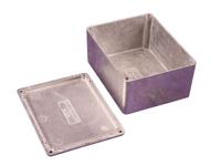 1550c Hammond 1550 Series Natural Die Cast Aluminium Enclosure, IP54, Natural Lid, 115 x 90 x 51mm