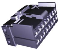 174147-2 TE Connectivity, MULTILOCK 040 Male Connector Housing, 3.8mm Pitch, 16 Way, 2 Row