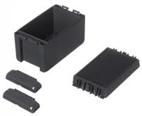 96013134-b-140809-pc-v0-7024 Bopla Bocube Series Graphite Grey Polycarbonate Enclosure, IP66, IP68, IK07, Graphite Grey Lid, 151 x 80 x 90mm