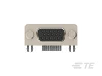 2311763-3 TE Connectivity 15 Way Right Angle D-sub Connector Socket, 2.29mm Pitch, with Boardlocks