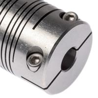703252828 Huco Beam Coupling, 25mm Outside Diameter, 8mm Bore, 38.1mm Length Coupler
