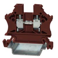242-0489 RS PRO Brown, Single-Level, Cage Clamp Termination
