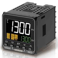 e5cc-trx3a5m-000 Omron E5CC Panel Mount Controller, 48 x 48mm 2 Input, 3 Output Relay, 100 → 240 V ac Supply Voltage ON/OFF, PID, 2-PID