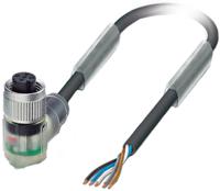 1694431 Phoenix Contact Right Angle Female 5 way M12 to Sensor Actuator Cable, 10m
