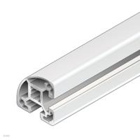 38429931843000 Bosch Rexroth Silver Aluminium Profile Strut, 40 x 40 mm, 10mm Groove, 3000mm Length