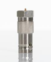 246-9492 RS PRO Straight 75Ω Coaxial Adapter Type F Plug to BNC Socket 1GHz