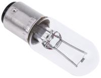 8017-15w-6v-b15d Osram B15d Indicator Light, Clear, 6 V, 1000h